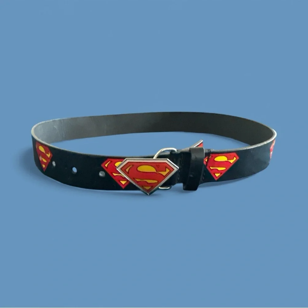 Superman Logo Black Belt